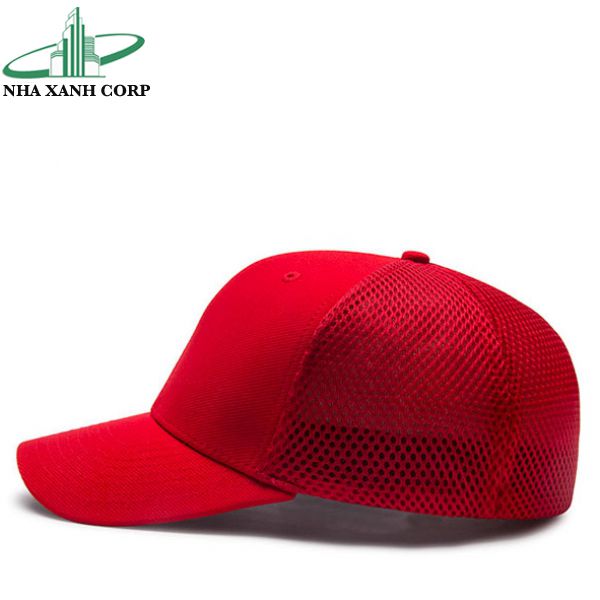 Mũ vải công nhân màu đỏ